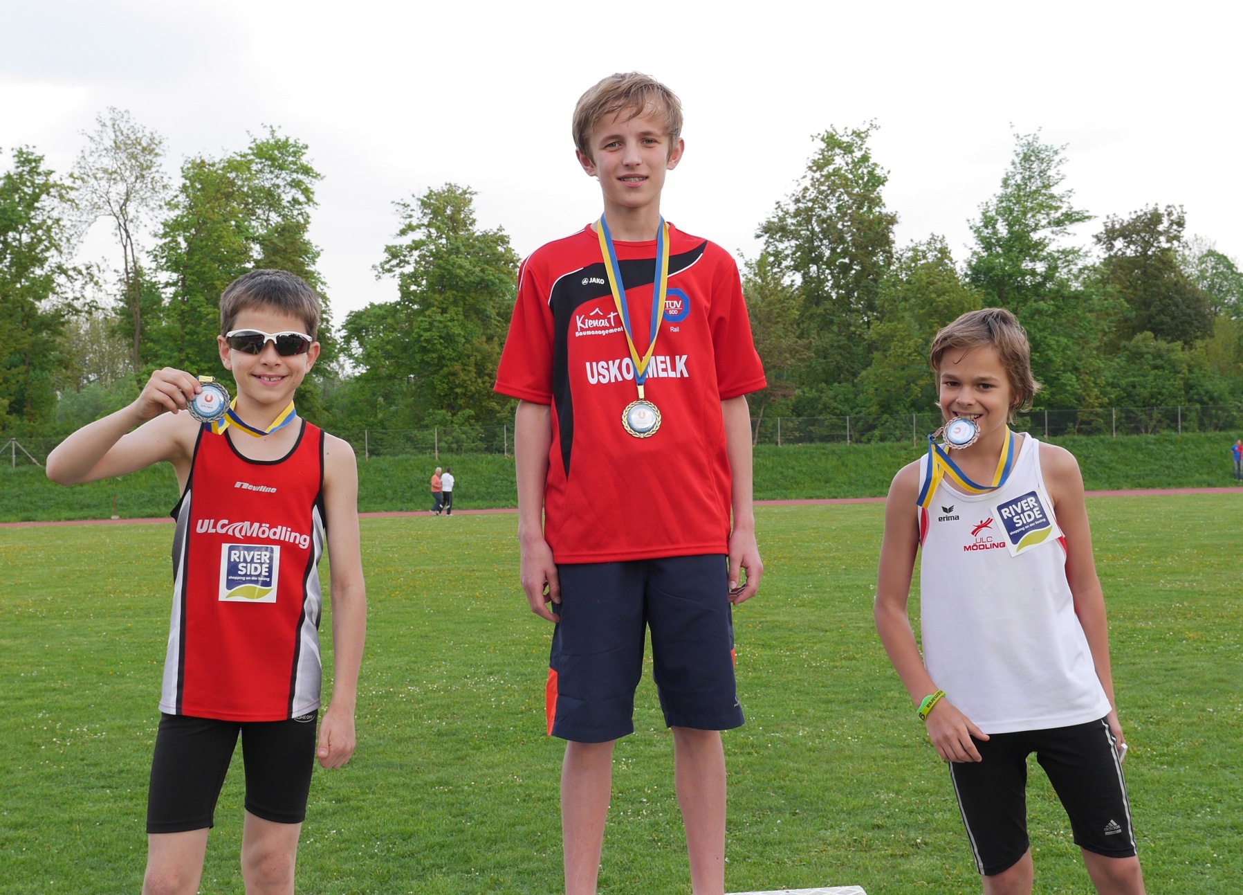 Siegerehrung 600 Meter U14